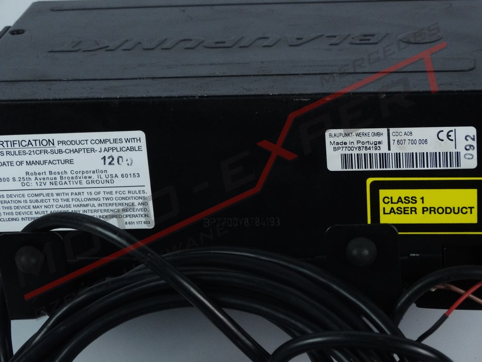 Mercedes RADIO SHANGER BLAUPUNKT PARIS RCM 127 Product image