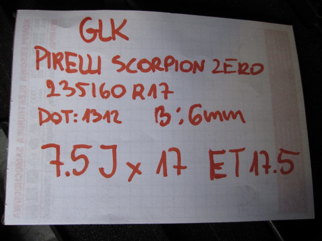Roti, jante, cauciucuri, Mercedes GLK 17'' Product image