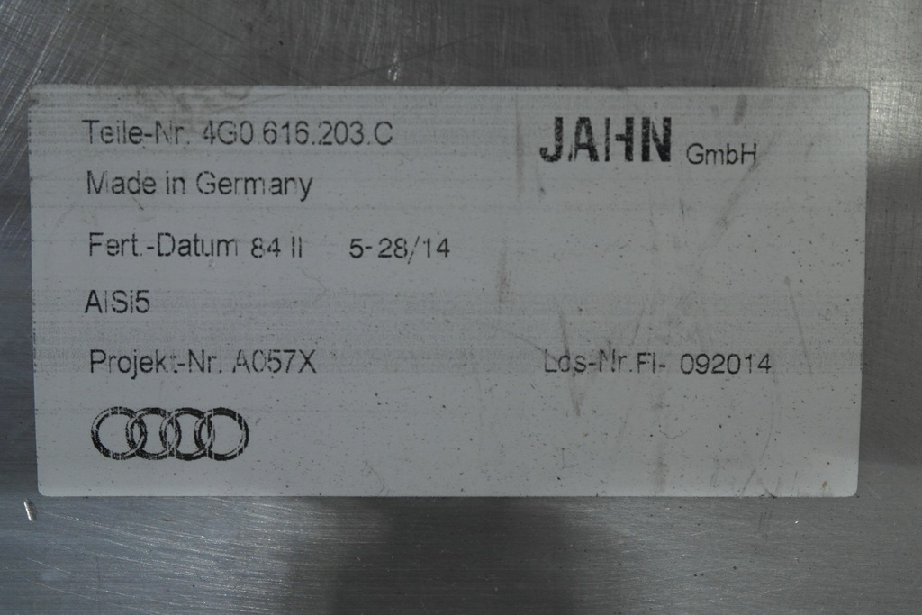 REZERVOR AER AUDI A6 A7 4.0 TFSI 4G0616203C Product image