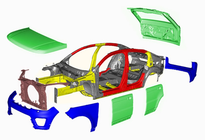 UȘA DIN DREAPTA SPATE HONDA ACCORD VIII STATION WAGON 08-15 Product image