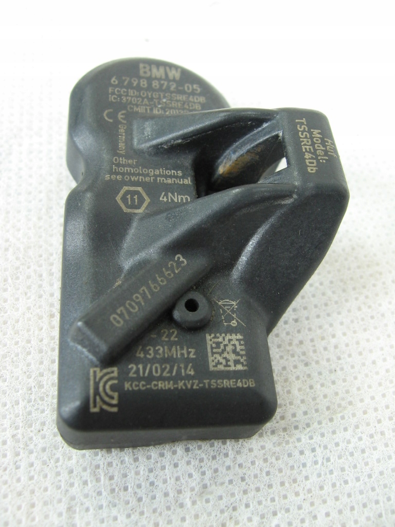 SENSOR DE PRESIUNE TPMS BMW F10 F12 F06 6GC 6798872 Product image