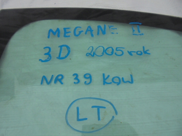 RENAULT MEGANE II 3D GEAM UȘĂ SPATE STANGA 2005 Product image