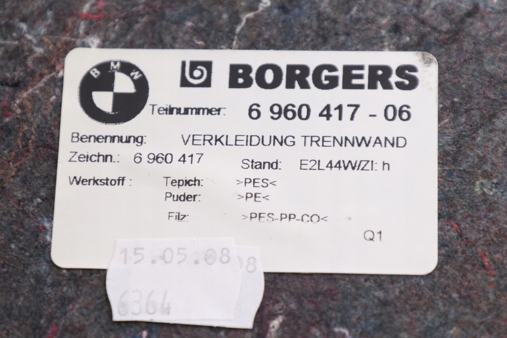 BMW E88 Carcasa capac inserare depozitare portbagaj Product image