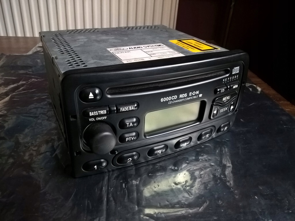 RADIO FORD MONDEO FOCUS FIESTA 6000CD RDS EON + COD Product image