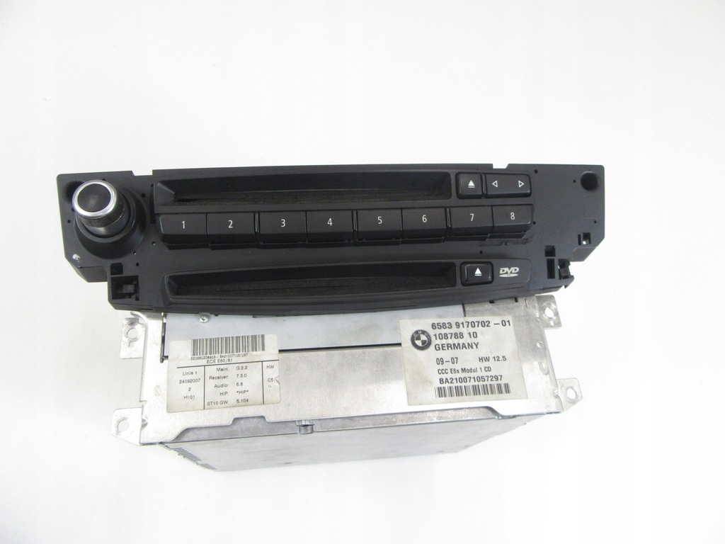 Navigatie CCC Panou cititor radio DVD Navi BMW 5 e60 e61 LIFT LCI meniu PL Product image