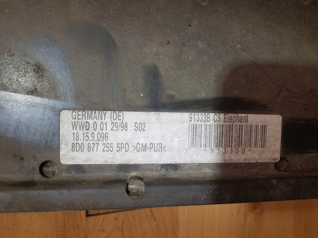 TRAPA AUDI A6 C5 Product image