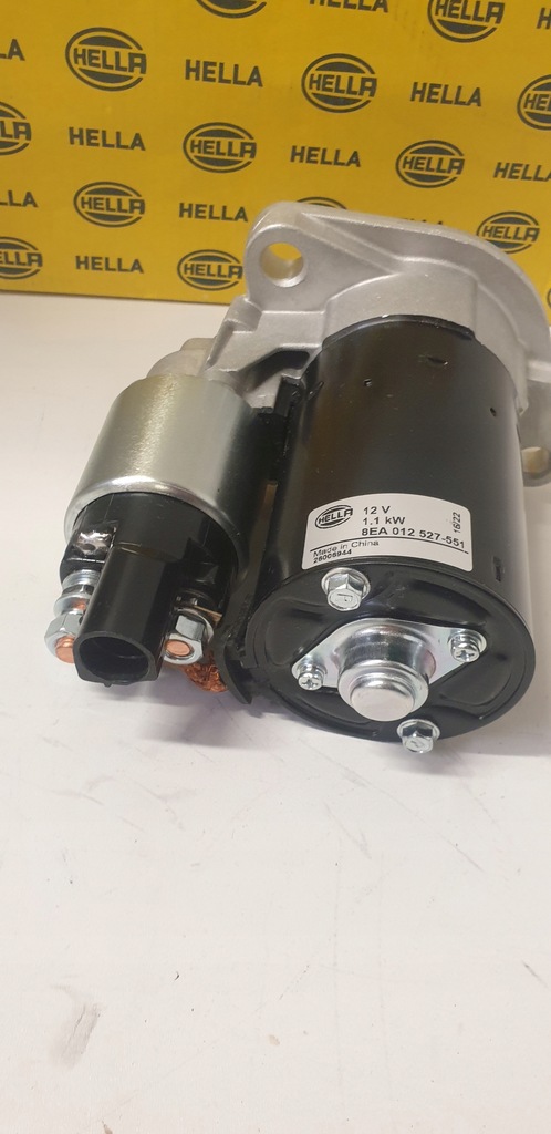 Starter HELLA 8EA 012 527-551 Audi Seat Skoda Volkswagen 12 V 2 orificii Product image