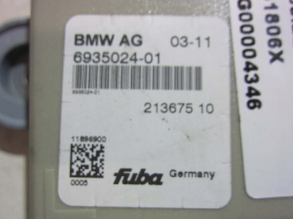 BMW X3 F25 E60 E90 MODUL AMPLIFICATOR ANTENA 6935024 Product image