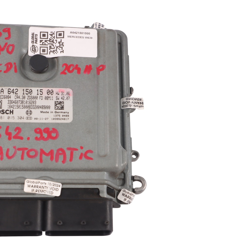 Mercedes W639 3.0CDI OM642.990 ECU A6421501500 Motor automat Product image