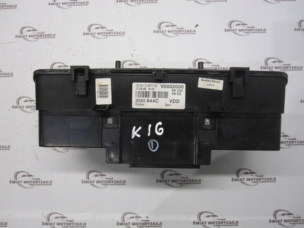 Volkswagen Caddy III 08R Clock Meter 2K0920944C A2C53025660 Engleză Product image