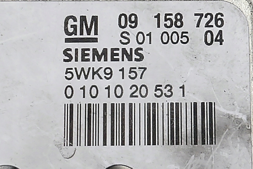 OPEL ZAFIRA 1.6 16V CONTROLLER MOTOR 09158726 Product image