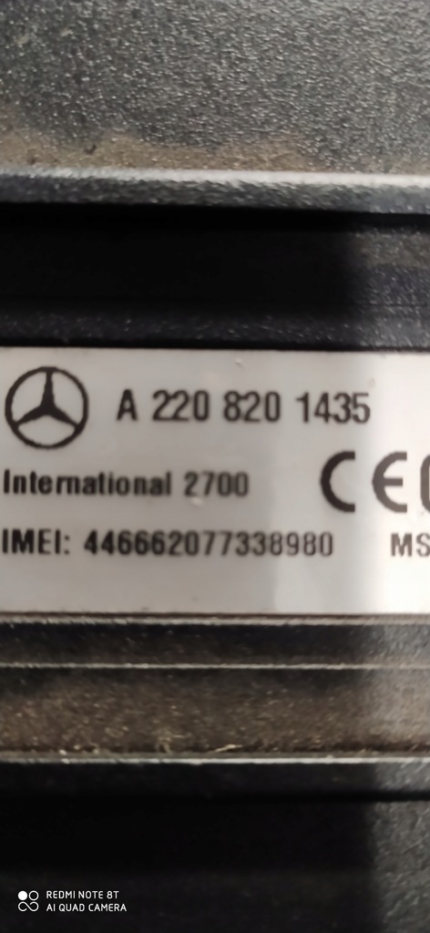 A2208201435 MODUL TELEFON GSM MERCEDES W 220 S Product image