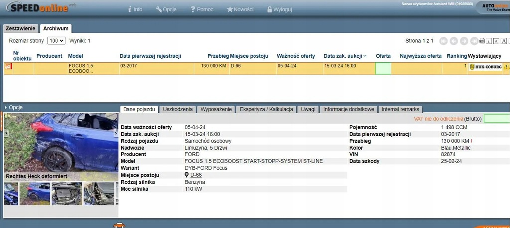 Ford Focus MK3 LIFT MANUSĂ PASAGER EUROPA 17 Product image