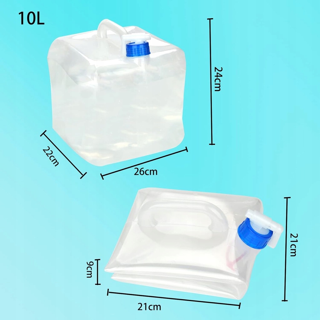 Canistra/recipient apa, pliabila, cu robinet, 20L Product image