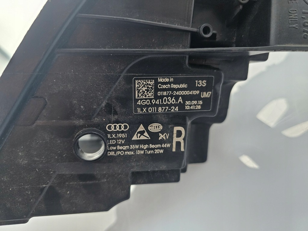 CARCASA FA ORIGINALA AUDI A6 C7 LIFT FULL LED 2015-2017 DREAPTA Product image