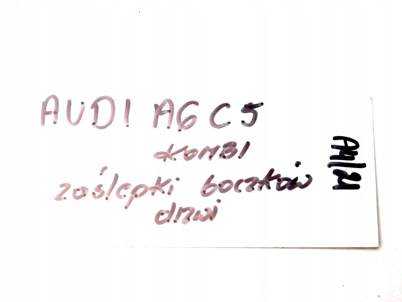 A4/21 AUDI A6 C5 CAPAC LATERAL UȘĂ Spate dreapta 1 Product image