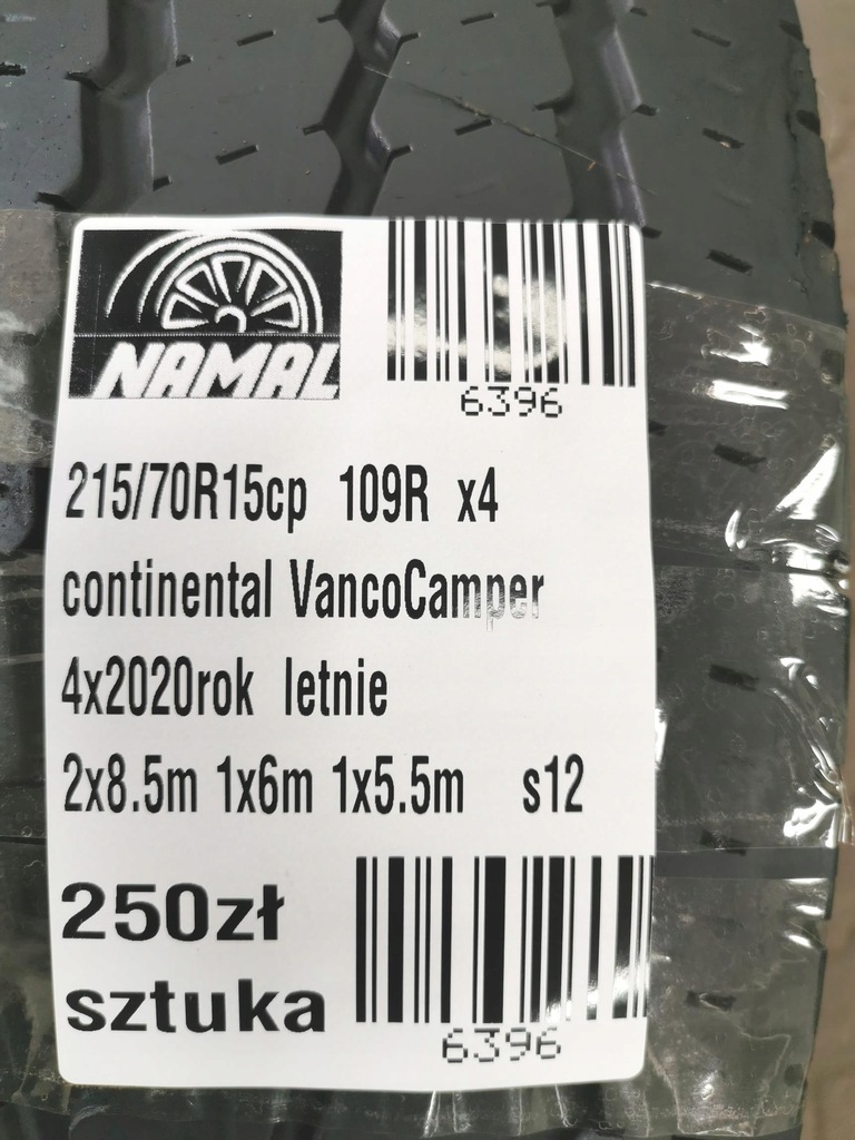 215/70R15cp continental 2020 anvelope de vara 8.5mm 6396 Product image