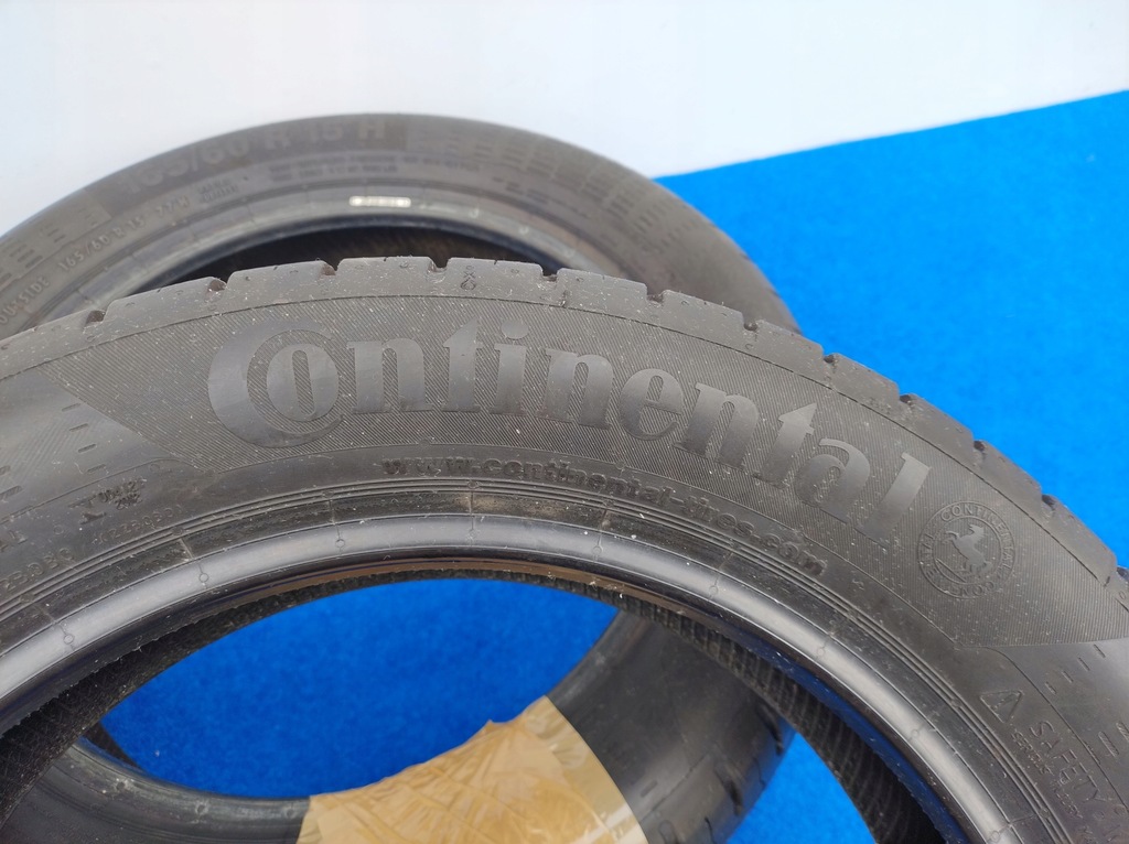 PERECHE ANVELOPE VARA CONTINENTAL 165 60 15 77H R15 6.80mm 2018 AN BDB Product image