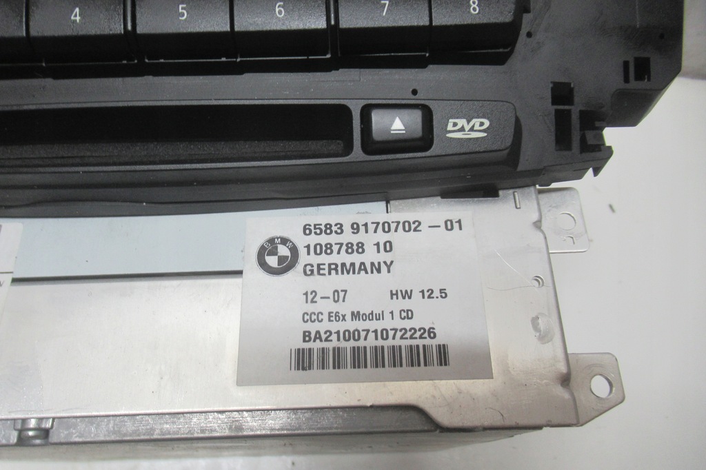 BMW E61 3.0 D 07R MODUL CITITOR CD RADIO NAVIGATION 9170702 Product image