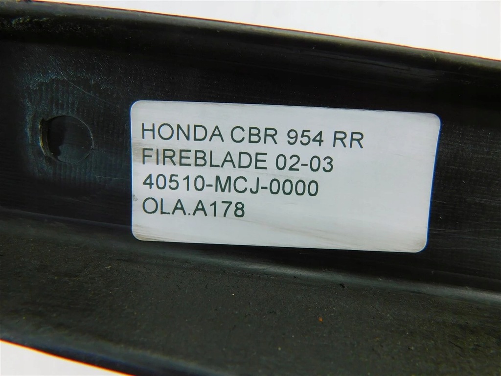 CAPAC LANT LANTUL HONDA CBR 954 RR FIREBLADE 02-03 40510-MCJ-0000 Product image