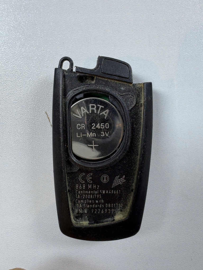 BMW F20 F25 F30 F32 CHEIE TELECOMANDA 868 MHZ 5WK49661 9226939 Product image