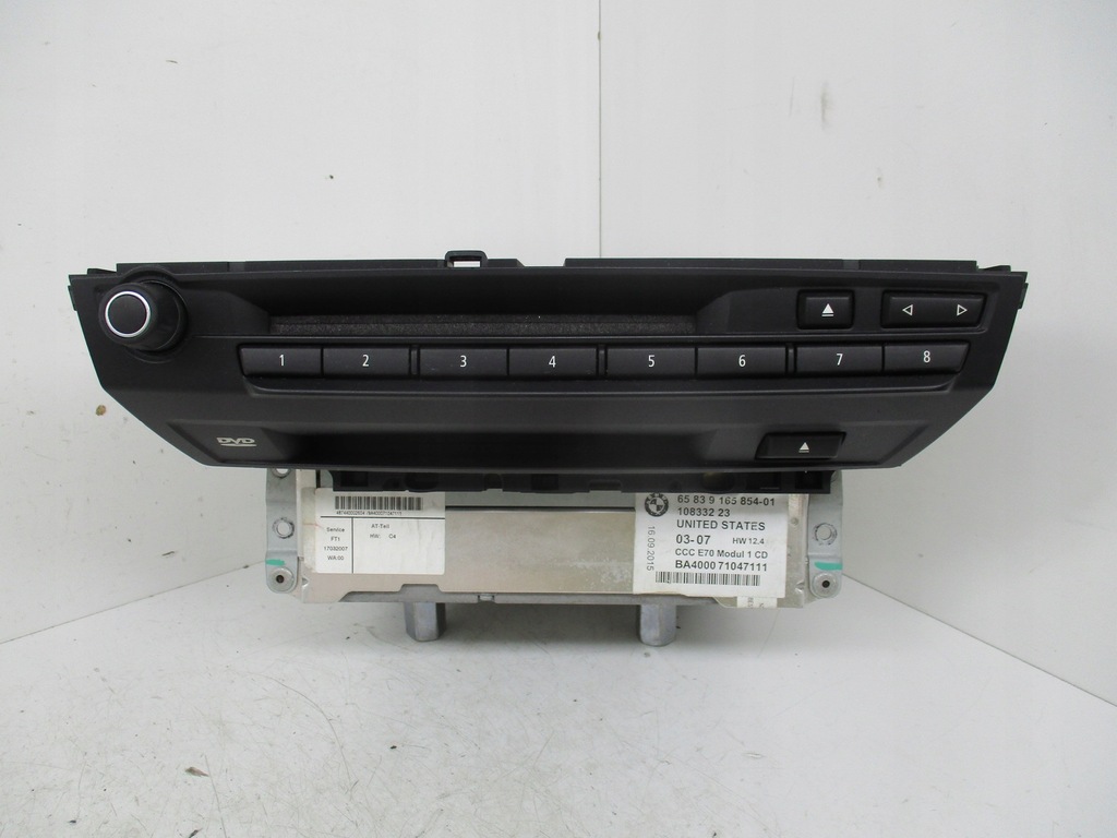 BMW X5 E70 cititor de navigație modul CCC 9165854 9133784 Product image
