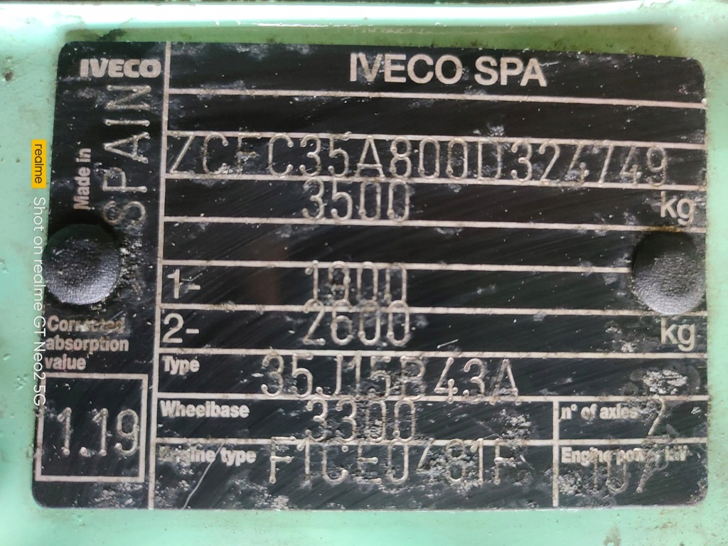 IVECO DAILY 3 III LIFT 4 IV 06- PODNOŚNIK MECHANIZM SZYBY LEWY PRZÓD EU Product image