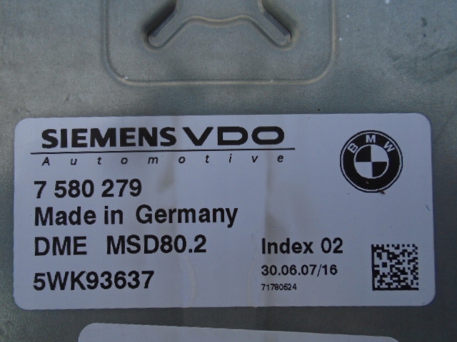 computer controler motor bmw e81 e87 116i 118i Product image