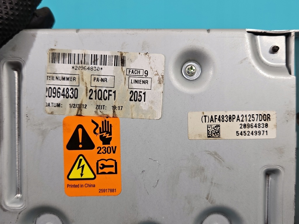 CONVERTITOR DE PUTERE OPEL INSIGNIA A 08-17 Product image
