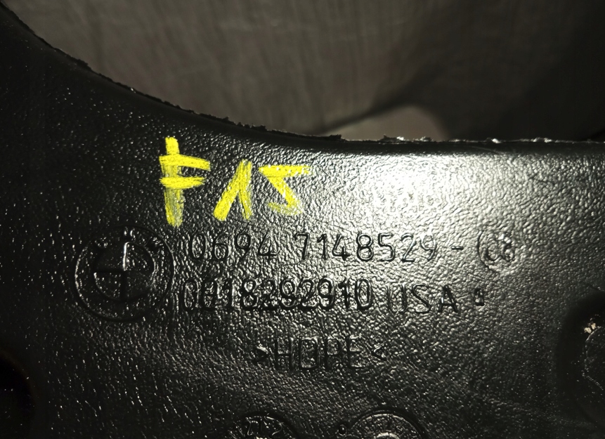 BMW X5 F15 X6 F16 CONDUCTĂ DE ÎNCĂLZIRE PRISE DE AER SPATE PRIME DE AER SPATE 7148529 Product image
