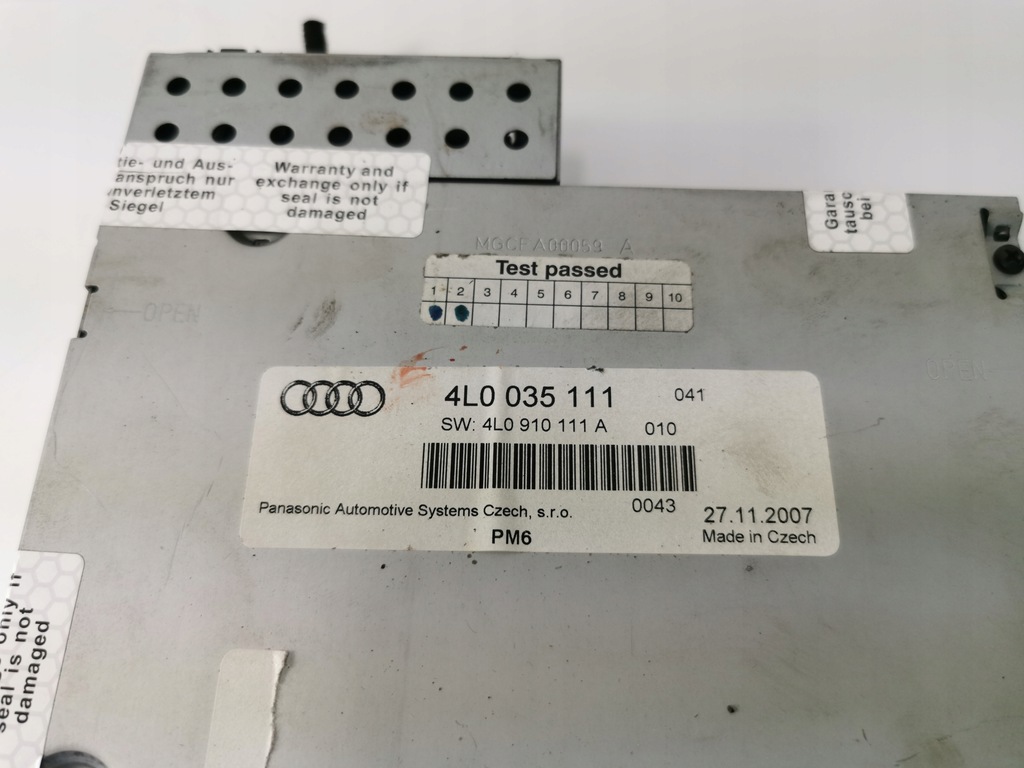 CD Audi Q7 4L 4L0035111 CD Product image