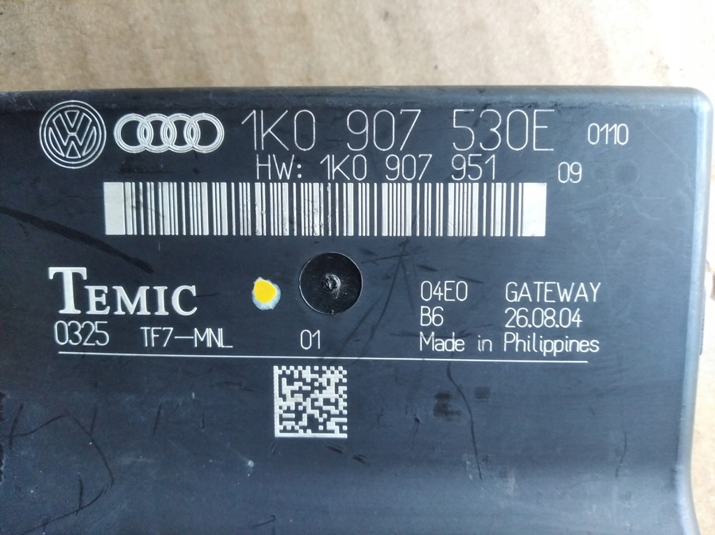 MODUL CONTROLLER GATEWAY VW GOLF SEAT SKODA 1K0907530E Product image
