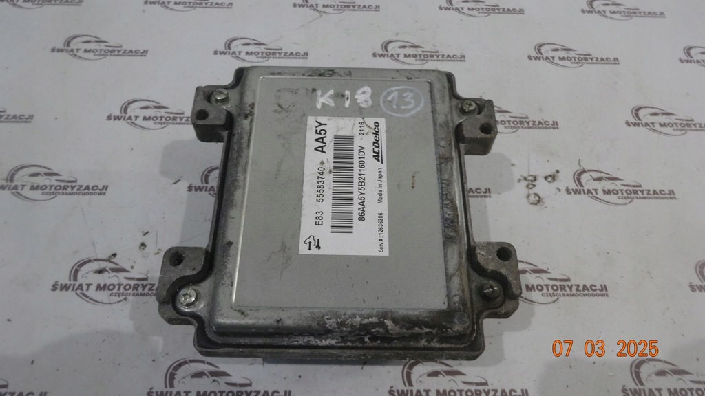 Opel Corsa D Lift 12r Controller Motor Computer 55583740 12636386 Product image