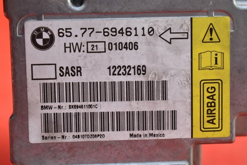 SENSOR AIRBAG 6946110 BMW E65 3.0 D 04R Product image