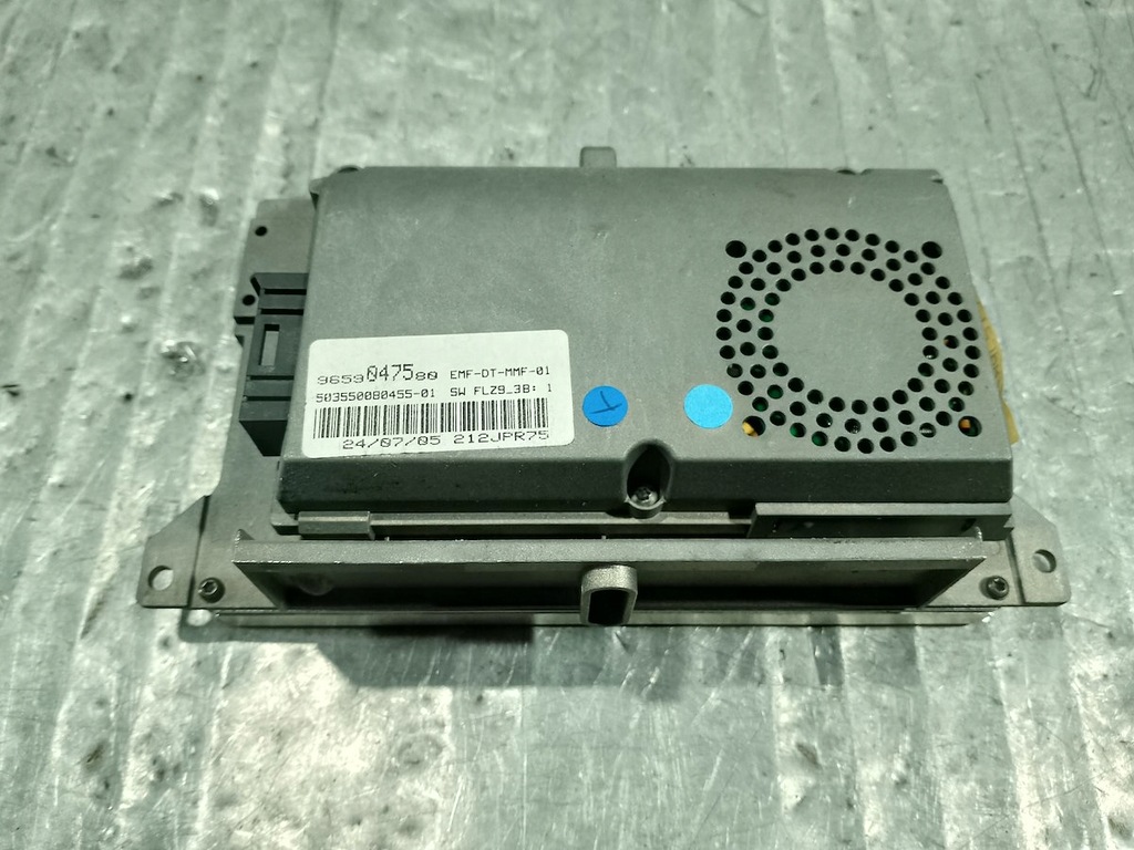 DISPLAY RADIO PEUGEOT 307 SW 9659047580 Product image