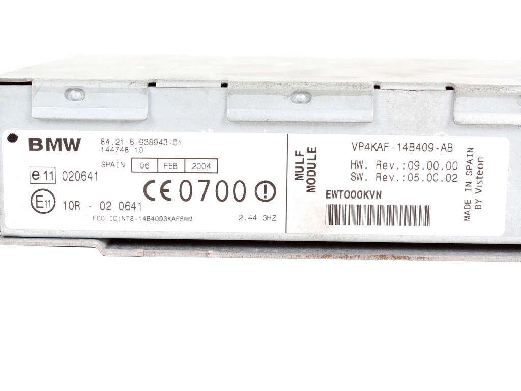 MODUL CONTROLLER BLUETOOTH BMW E60 6938943 Product image
