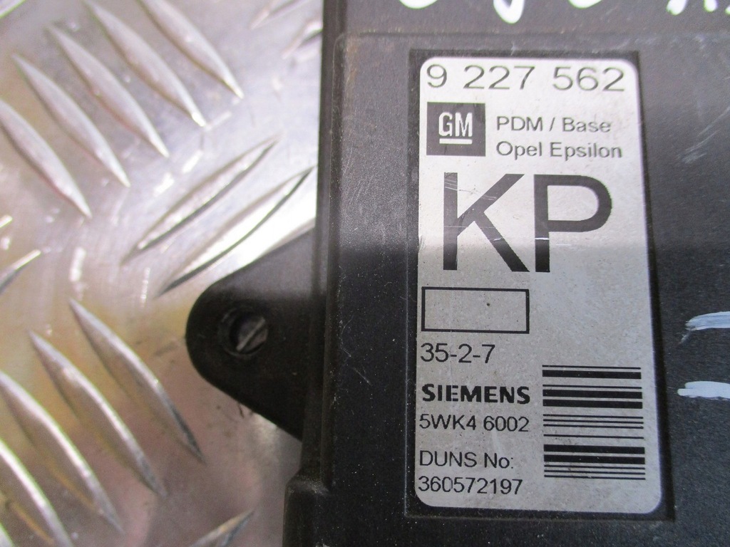 MODUL CONTROLLER UȘĂ OPEL VECTRA C 1.8 16V 9227562 Product image