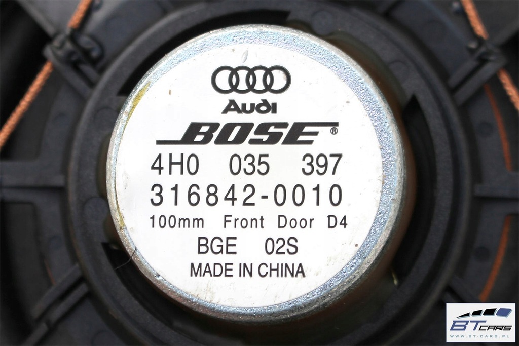 Difuzoare Audi A8 + Amplificator BOSE 4H 4G0035223B 4H0035481A 4H0035297 4H00 Product image