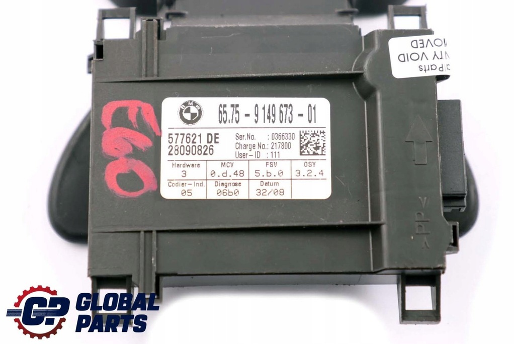 BMW E60 E61 Modul Alarma Ultrasunete 9149673 Product image