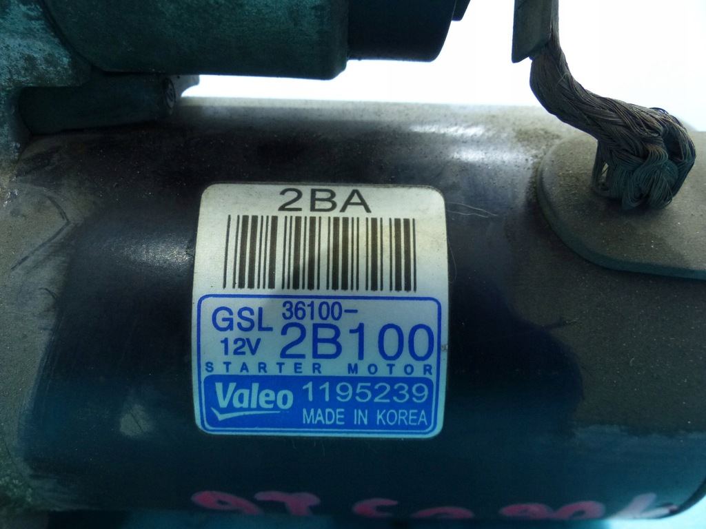 TEST STARTER HYUNDAI ELANTRA V 10-16 1.6 GDI Product image