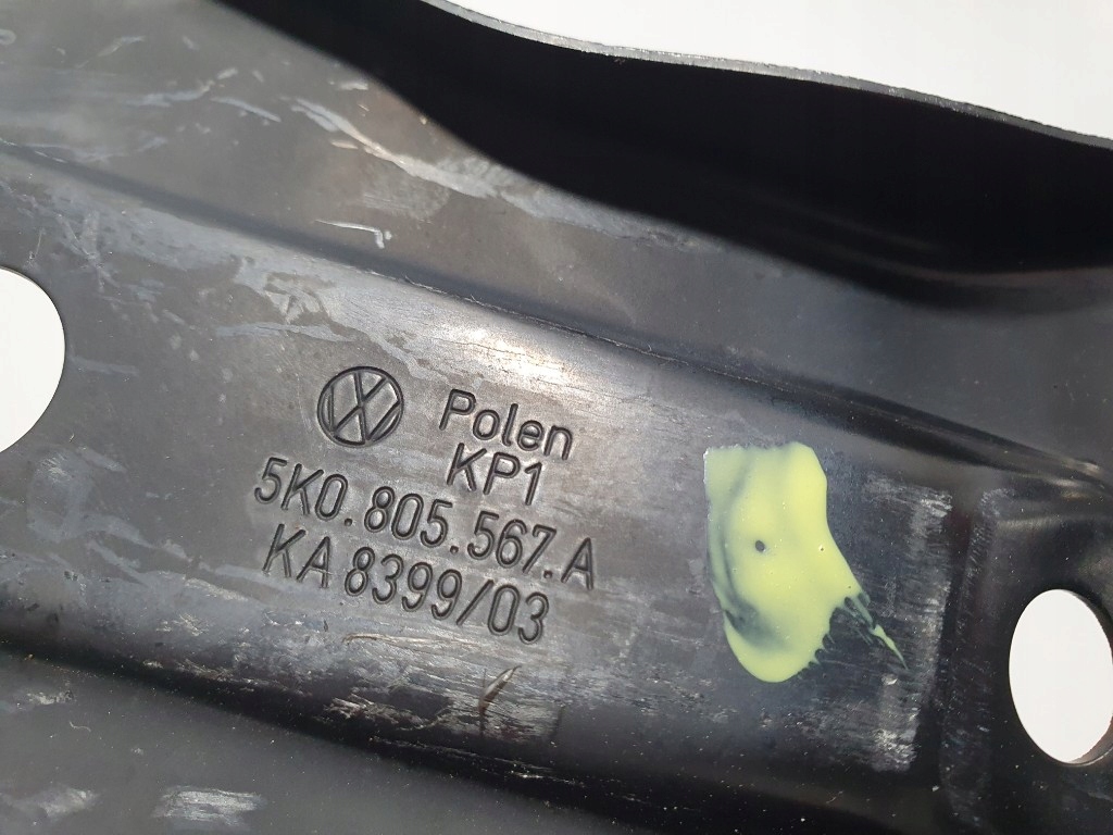 VW Golf VI 6 Bracket cu centură din față 5K08055567A ORIGINAL Product image