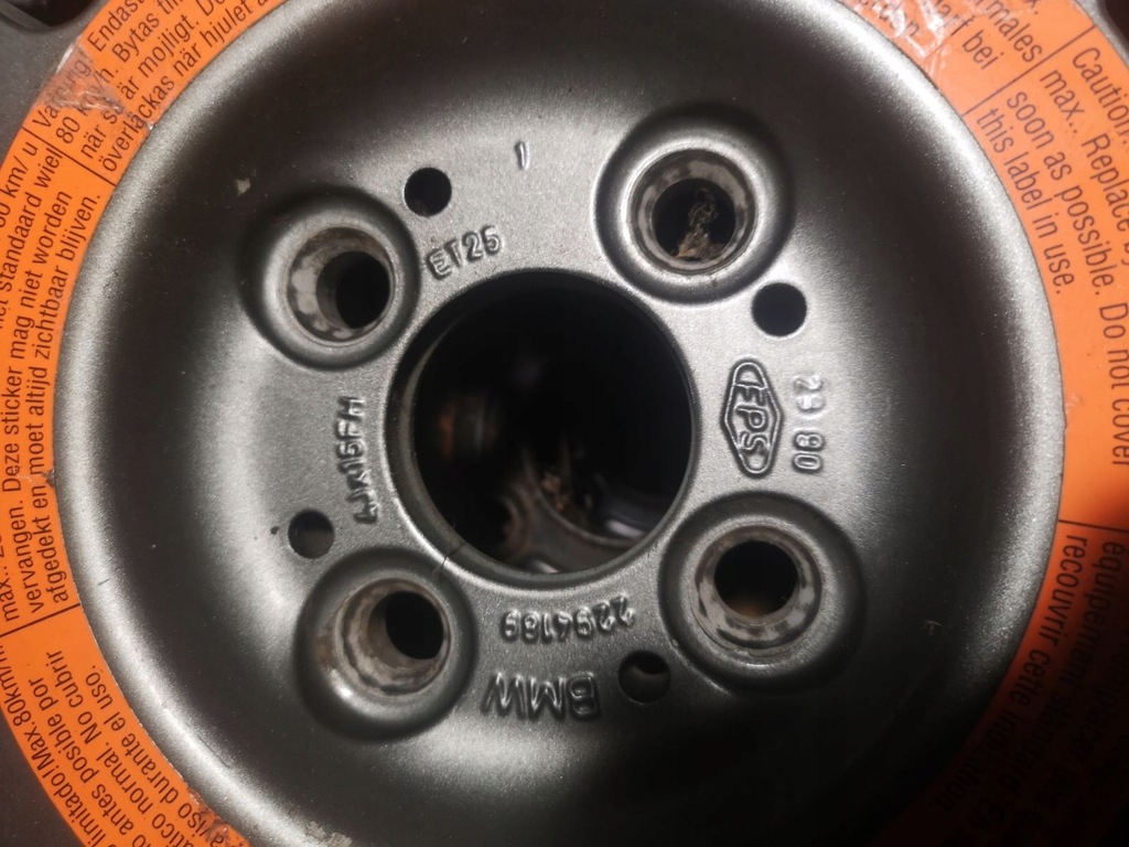 BMW Z1 roata de rezerva 4x100 r15 ORIFIC CENTRAL 57.1 Product image