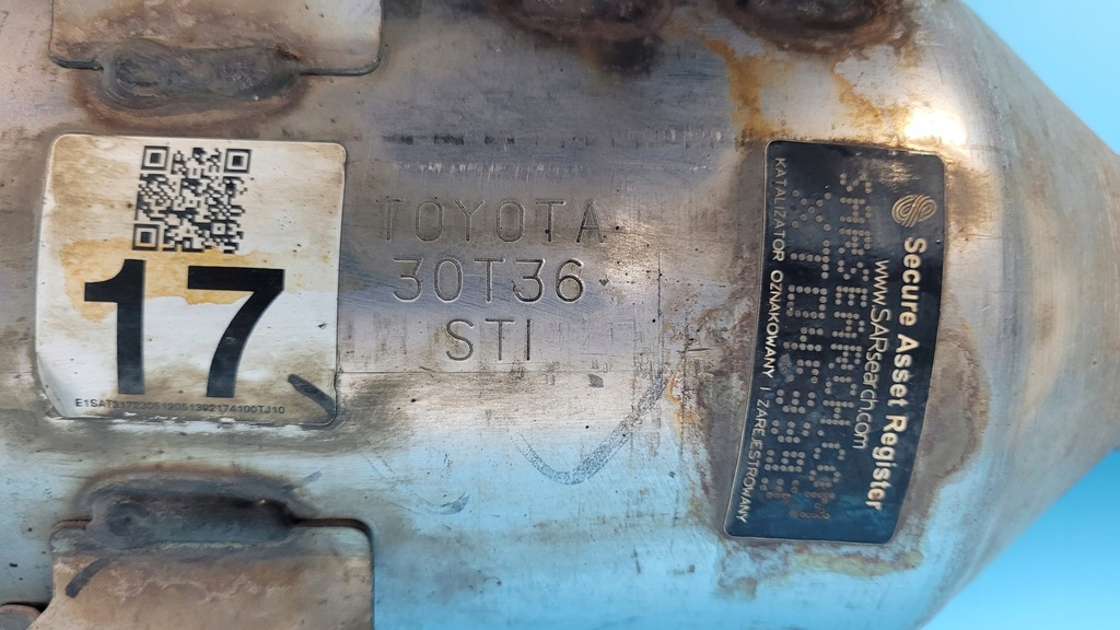 TOYOTA COROLLA E21 23r 1.8 HIBRID TOBA DE EȘTIE CATALITICĂ 30T36-STI 30T36STI Product image