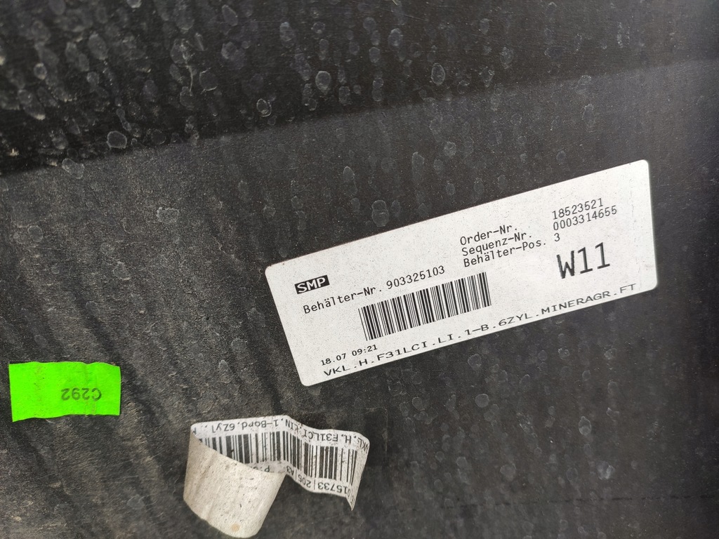 BARA DE PROTECȚIE SPATE BMW 3 F31 REAR STATION WAGON Product image