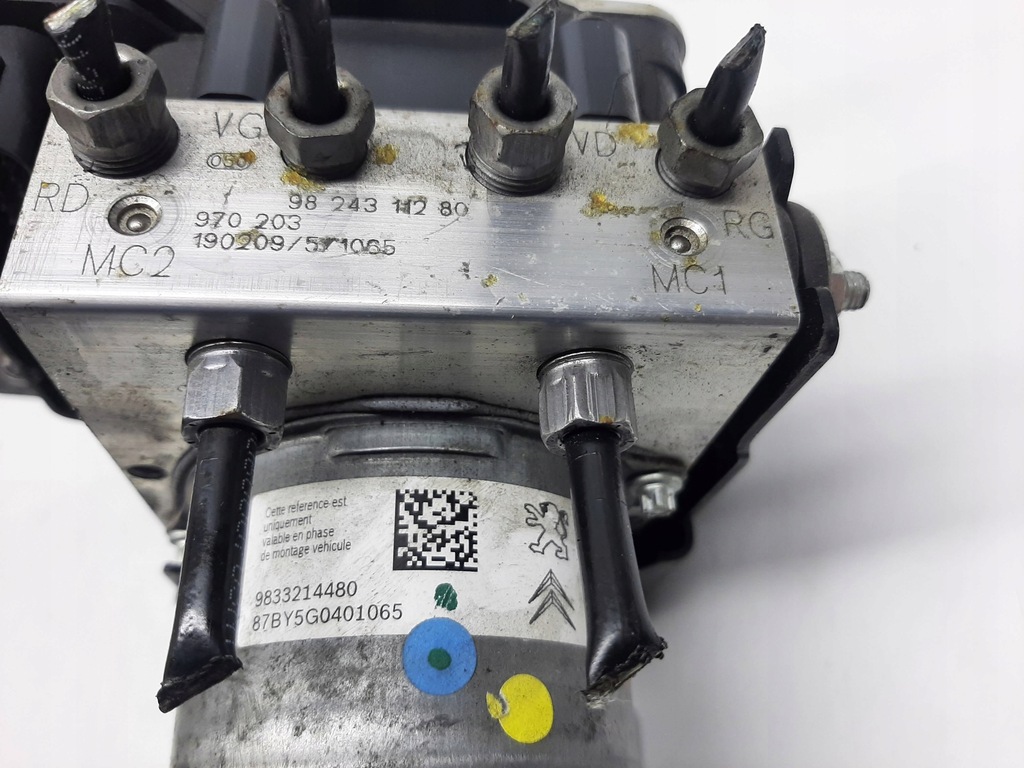 CITROEN DS7 CONTROLLER POMPA MODUL ABS 9824311280 970203 190209 9833214480 Product image