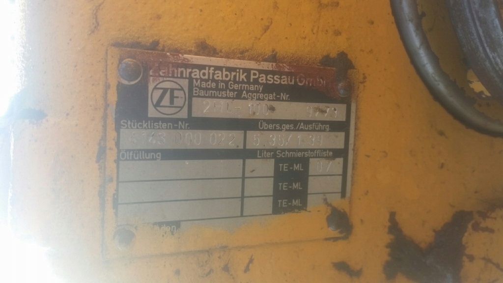 REDUCTOR CUTIE DE TRANSFER 2HL-100 LIEBHERR 902 Product image