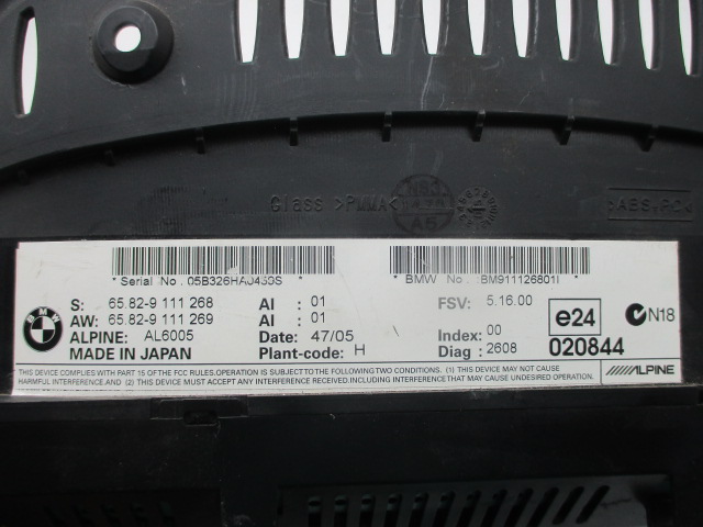 Monitorul de navigație BMW E60 E63 Product image