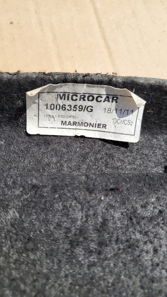MICROCAR MGO 11R PANOU PORGAI SPATE Product image