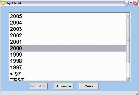 EROARE ȘI EROARE SCANNER OPEL T2+ Diagnosticare sistem OBD2 Service dealership '96-04 Product image