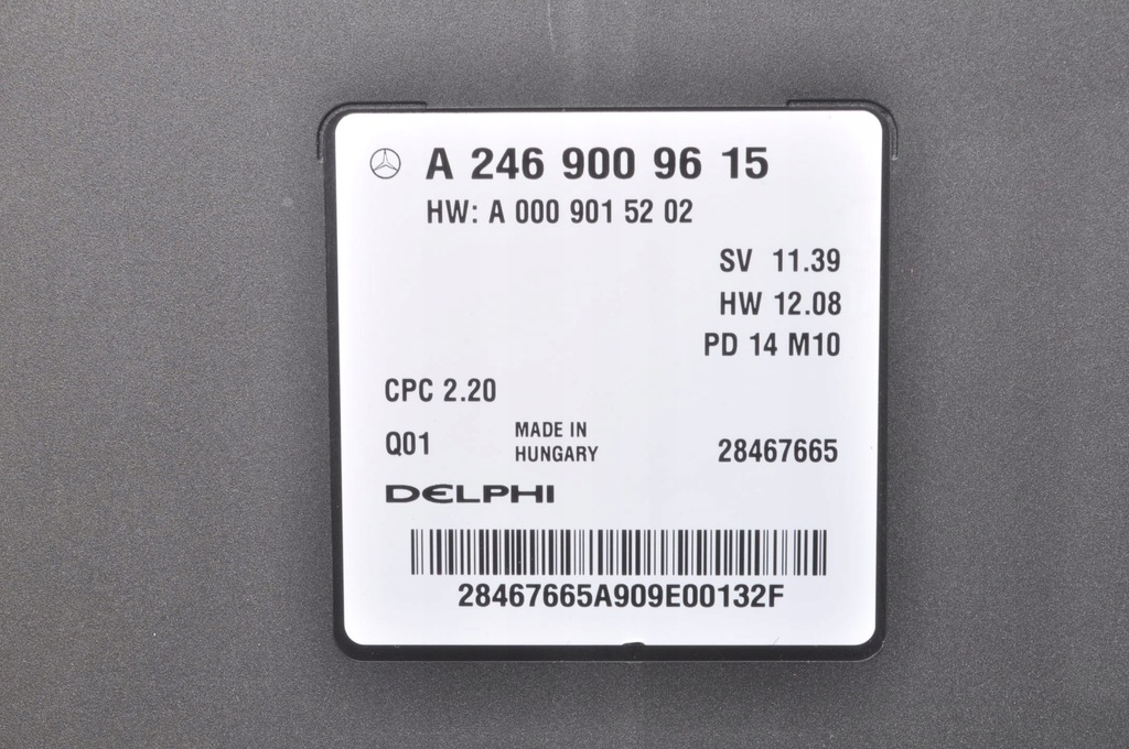 MERCEDES W246 W176 1.5 CDI MODUL CONTROLLER CUTIE A2469009615 Product image